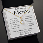 Mom Necklace - To Mom Necklace, Gift for Mom from Son Mother's Day Alluring Beautiful Necklace