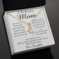 Mom Necklace - To My Amazing Mom Gorgeous Necklace for Mom from Daughter Mother's Day Gift Mother's Day Alluring Beautiful Necklace