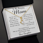 Mom Necklace - To My Amazing Mom Gorgeous Necklace for Mom from Daughter Mother's Day Gift Mother's Day Alluring Beautiful Necklace