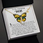 Mom Necklace Gift - To My Amazing Mom - From Son - Beautiful Gift Set Mom Necklace Mother's Day Alluring Beautiful Necklace