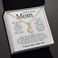 To My Loving Mom Necklace You're The World Necklace Gift For Mom From Son Mother's Day Alluring Beautiful Necklace
