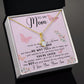 To My Mom Necklace Gift From Son Mother's Day Necklace Mother's Day Alluring Beautiful Necklace
