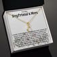 Mother-In-Law Necklace, Gift To My Boyfriend's Mom Necklace, Gift For Future Mother-In-Law, Mother's Day Alluring Beautiful Necklace