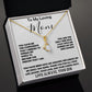 To My Loving Mom - Love Always Your Son Necklace, Mother's Day Alluring Beautiful Necklace