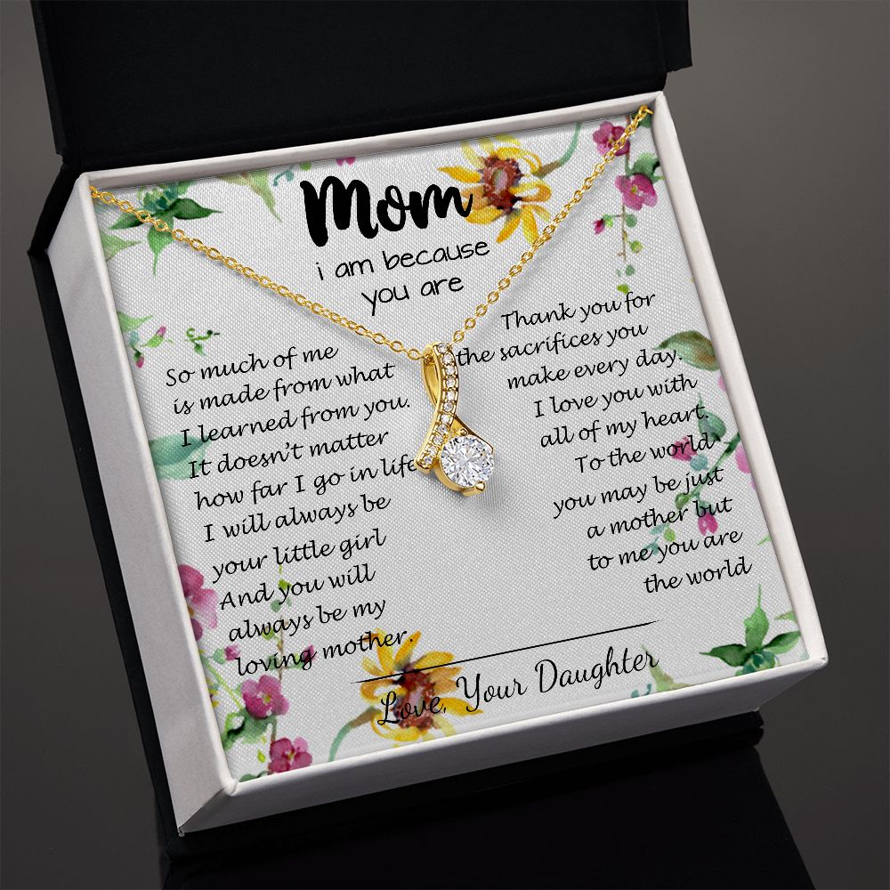 To My Mom Neckalce - Thank You For Sacrifices You Make Every Day Mother's Day Alluring Beautiful Necklace