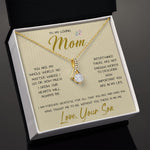 To My Loving Mom Necklace You Are Important To Me Gift For Her Mother's Day Mother's Day Necklace Mother's Day Alluring Beautiful Necklace