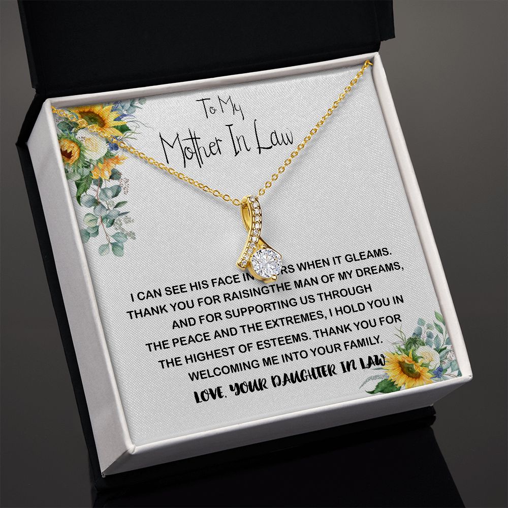 Mother-In-Law Necklace, Mother In Law Necklace Gift - Man Of My Dream Necklace From Your Daughter In Law, Mother's Day Alluring Beautiful Necklace