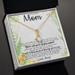 To My Amazing Mom Necklace From Son Little Boy You Taught Me Right Mom Birthday Gift For Her Mother's Day Necklace (1) Mother's Day Alluring Beautiful Necklace
