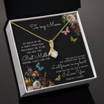 To My Mom Time May Fly Mother's Day Necklace Mother's Day Alluring Beautiful Necklace