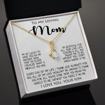 To My Loving Mom Gift for Mother Necklace Sentimental Mothers Day Thoughtful Present From Son Alluring Beautiful Necklace