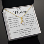 Mom Necklace - To Mom Necklace, Gorgeous Necklace for Mom from Daughter Mother's Day Gift Mother's Day Alluring Beautiful Necklace