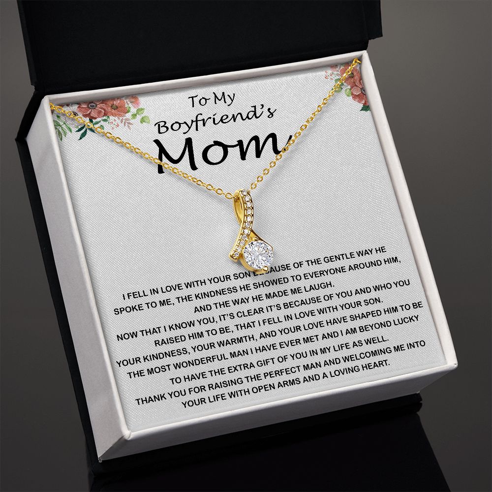 Mom Necklace, Mother-In-Law Necklace, Necklace Gift To My Boyfriend's Mom Gift, Future Mother-In-Law Necklace, Mother's Day Alluring Beautiful Necklace