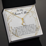 Stepmom Necklace, Bonus Mom Necklace, Step Mother Gift From Bride, Mother's Day Gift For Step Mom Necklace, Mother's Day Alluring Beautiful Necklace