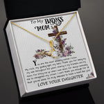 Mom Necklace Gift, To My Badass Mom Neckalce, Funny Gift For Mom On Mother's Day Necklace, Mother's Day Alluring Beautiful Necklace