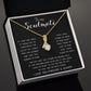 To My Soulmate - You Are My Life, My Love, And My Best Friend Mother's Day Necklace Mother's Day Alluring Beautiful Necklace