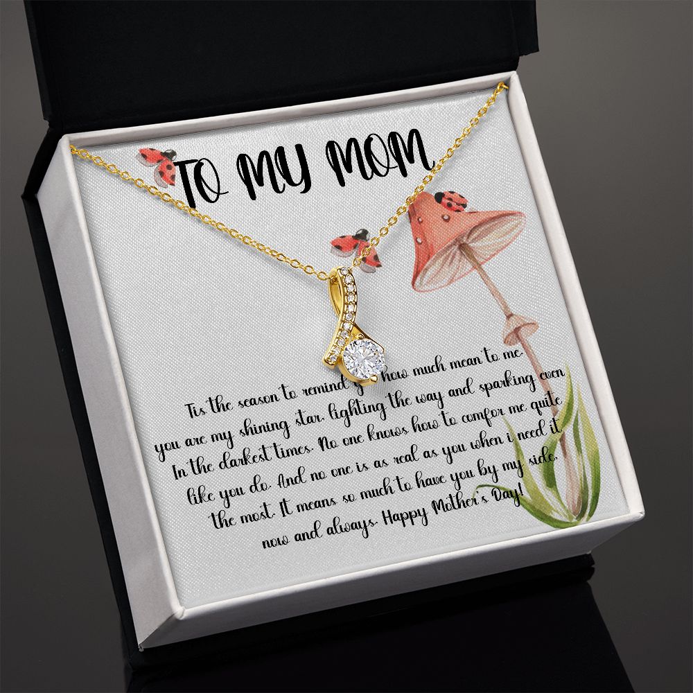 Mom Necklace, Gift Necklace For Mom Always Love You, Mother Necklace, Mother's Day Alluring Beautiful Necklace