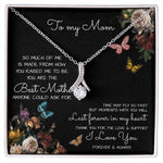 To My Mom Time May Fly Mother's Day Necklace Mother's Day Alluring Beautiful Necklace