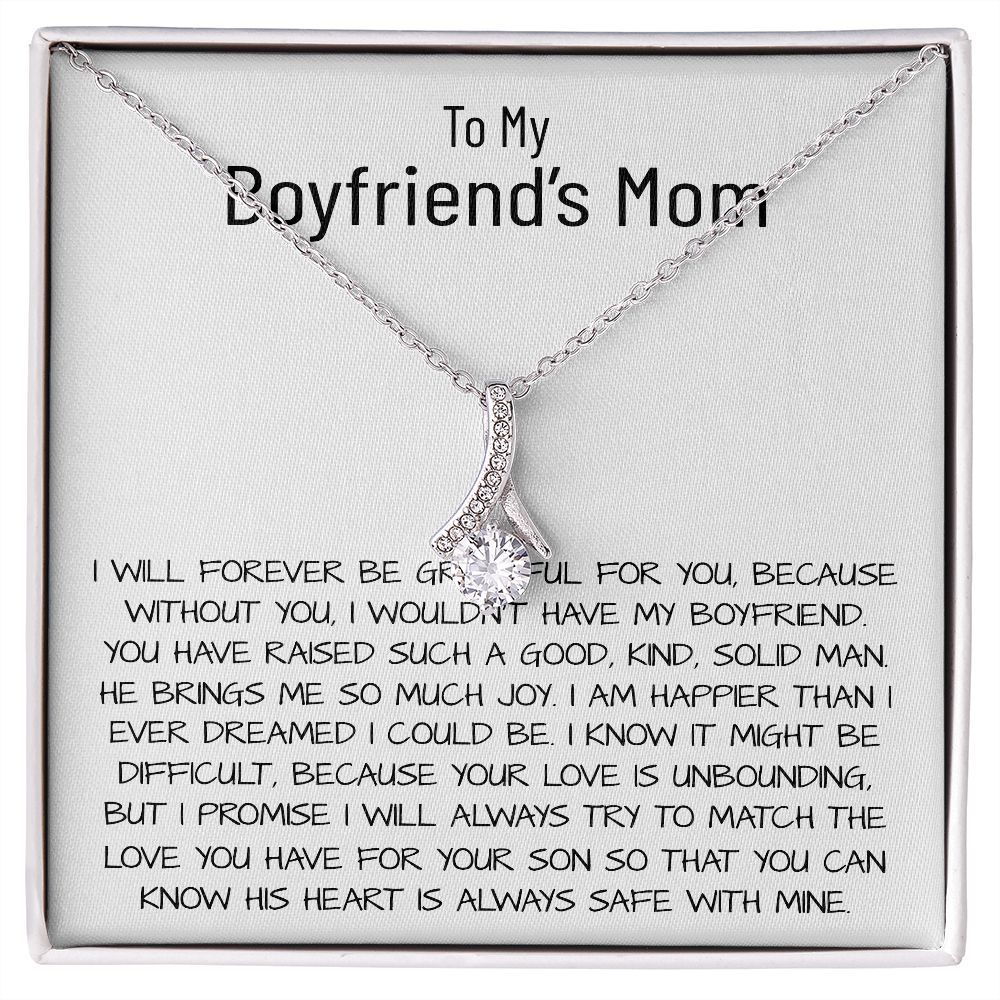 Mom Necklace, Mother-In-Law Necklace, Gift To My Boyfriend's Mom Necklace, Gift For Future Mother-In-Law, Mother's Day Alluring Beautiful Necklace