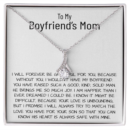 Mom Necklace, Mother-In-Law Necklace, Gift To My Boyfriend's Mom Necklace, Gift For Future Mother-In-Law, Mother's Day Alluring Beautiful Necklace