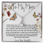 Mom Necklace Gift, You Are The World Necklace, Mother's Day Gift, Mother Daughter Neckalce, Mother's Day Alluring Beautiful Necklace