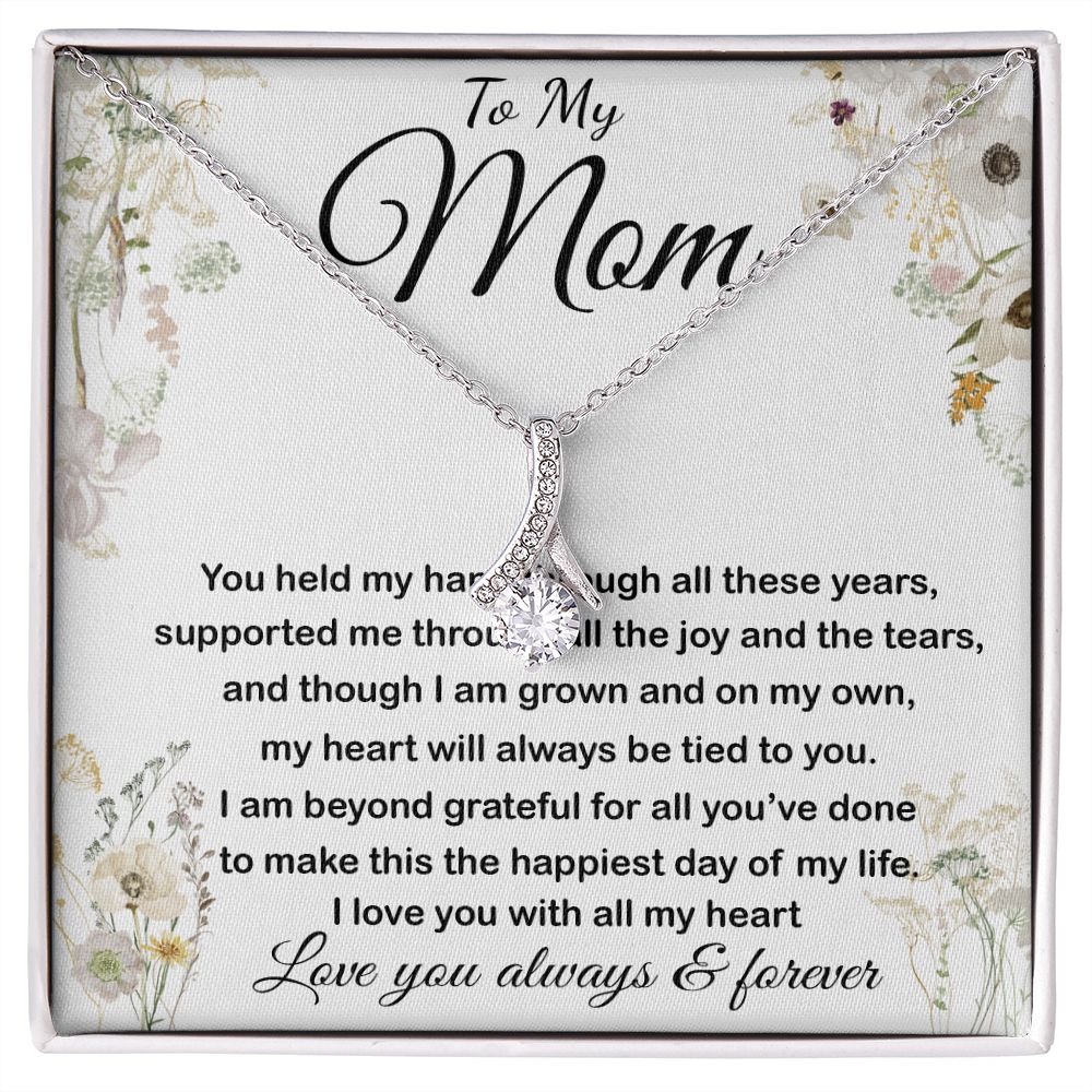 Mom Necklace - To My Mom - Love You Always And Forever - Mother's Day Gift Mother's Day Alluring Beautiful Necklace