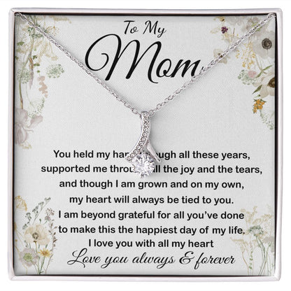 Mom Necklace - To My Mom - Love You Always And Forever - Mother's Day Gift Mother's Day Alluring Beautiful Necklace