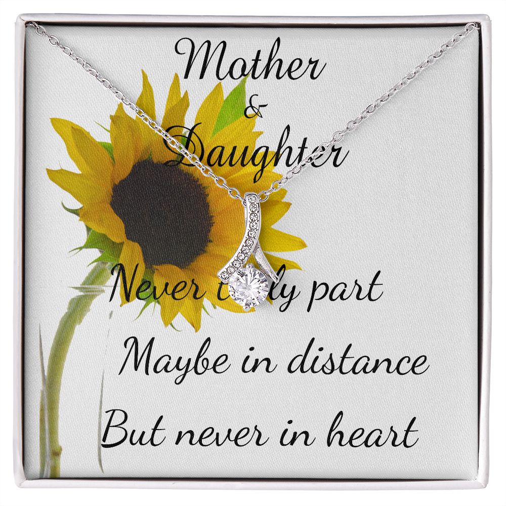 Mother Necklace - Mother Gift - Never Truly Part Mother's Day Necklace, Mother's Day Alluring Beautiful Necklace