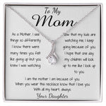 Mom Necklace - To Mom Necklace, Gorgeous Necklace for Mom from Daughter Mother's Day Gift Mother's Day Alluring Beautiful Necklace