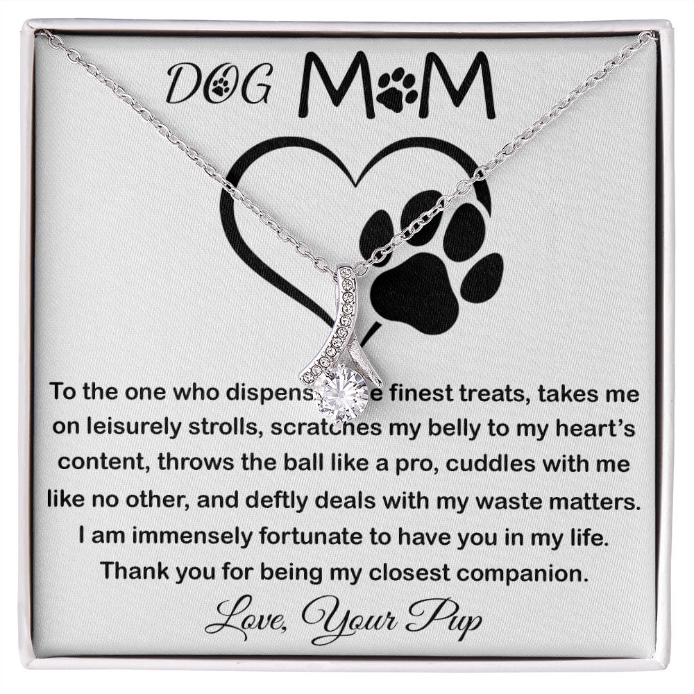 Mom Necklace - To My Dog Mom - Love You Always And Forever - Mother's Day Gift Mother's Day Alluring Beautiful Necklace