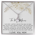 Mom Necklace Mother's Day Gift, To My Mom Necklace, Gift For Mom,  Mother's Day Necklace, Mother's Day Alluring Beautiful Necklace