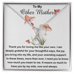 Bonus Mom Necklace, Other Mother Neckalce, Gift For Bonus Mom Second Mom Necklace Mother's Day Alluring Beautiful Necklace