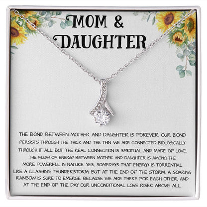 Mom Necklace, Mother Daughter Necklace, Gift For Mom, Mom Necklace, Birthday Gift Necklace, Mother's Day Alluring Beautiful Necklace