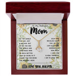 To My Mom - You Are The World Mother's Day Necklace, Mother's Day Alluring Beautiful Necklace