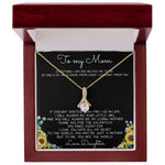 To My Mom Necklace You Are The World Mother Gift Necklace Mother's Day Alluring Beautiful Necklace
