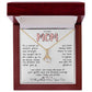 To My Mom Necklace To A Woman Of Wisdom Gift For Mom From Son Mother's Day Alluring Beautiful Necklace