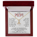 To My Mom Necklace To A Woman Of Wisdom Gift For Mom From Son Mother's Day Alluring Beautiful Necklace