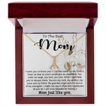 Mom Necklace, Best Mother's Day Gift - To My Mom Best Necklace, Mother's Day Alluring Beautiful Necklace