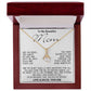 To My Beautiful Mom - I'm So Blessed That You Are My Mother - Love Your Son, Mother's Day Necklace, Mother's Day Alluring Beautiful Necklace