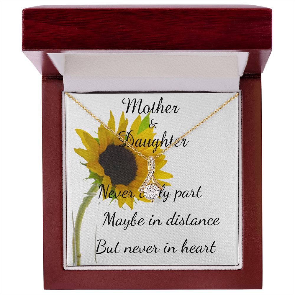 Mother Necklace - Mother Gift - Never Truly Part Mother's Day Necklace, Mother's Day Alluring Beautiful Necklace