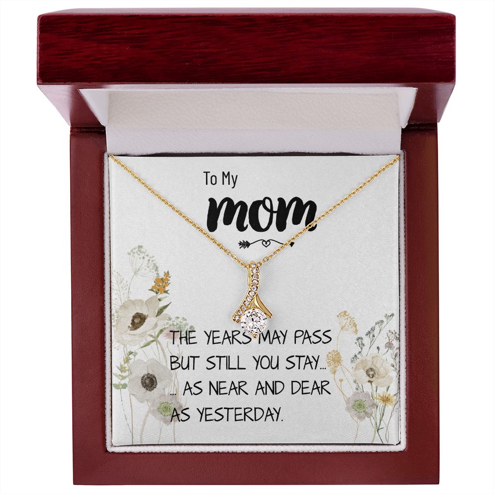 Mom Necklace Gift - Love You Always And Forever - Mother's Day Gift Mother's Day Alluring Beautiful Necklace