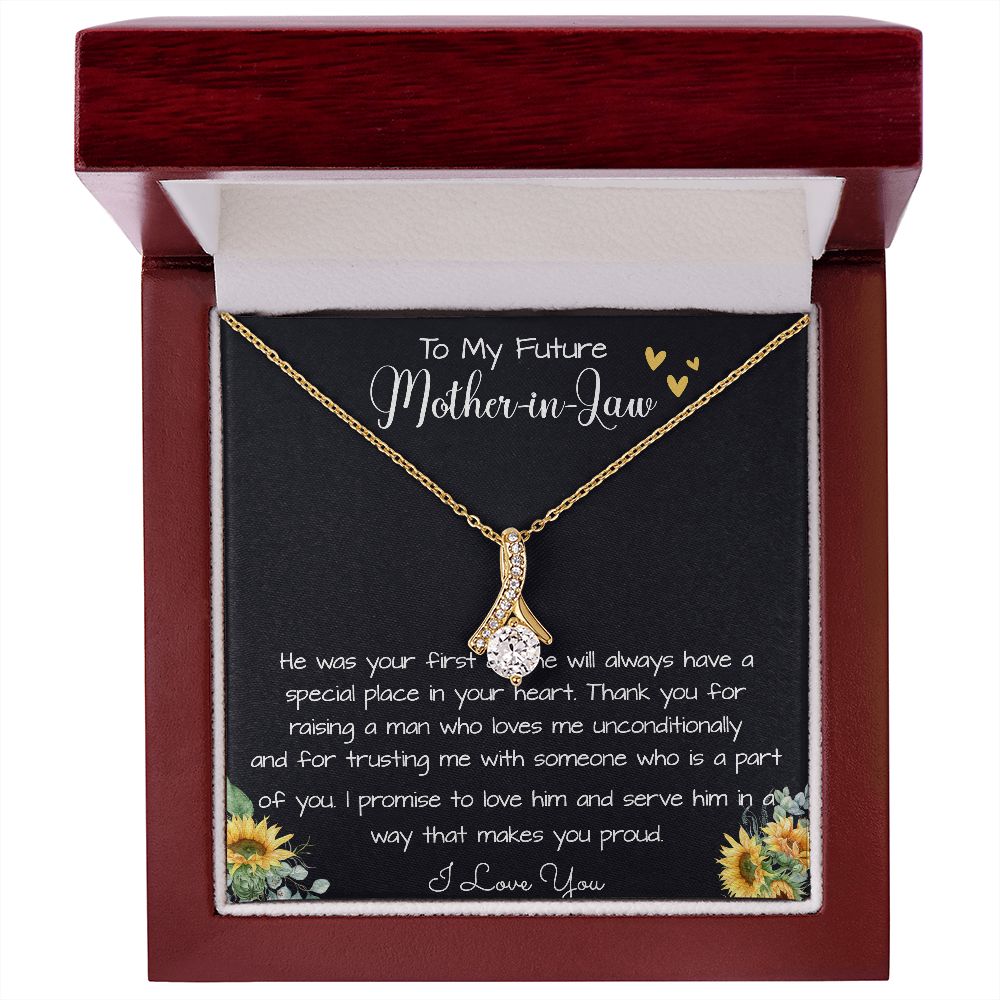 To My Future Mother In Law, Wedding For Her Mother's Gift Necklace, Mother's Day Alluring Beautiful Necklace