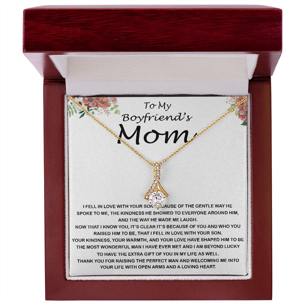Mom Necklace, Mother-In-Law Necklace, Necklace Gift To My Boyfriend's Mom Gift, Future Mother-In-Law Necklace, Mother's Day Alluring Beautiful Necklace