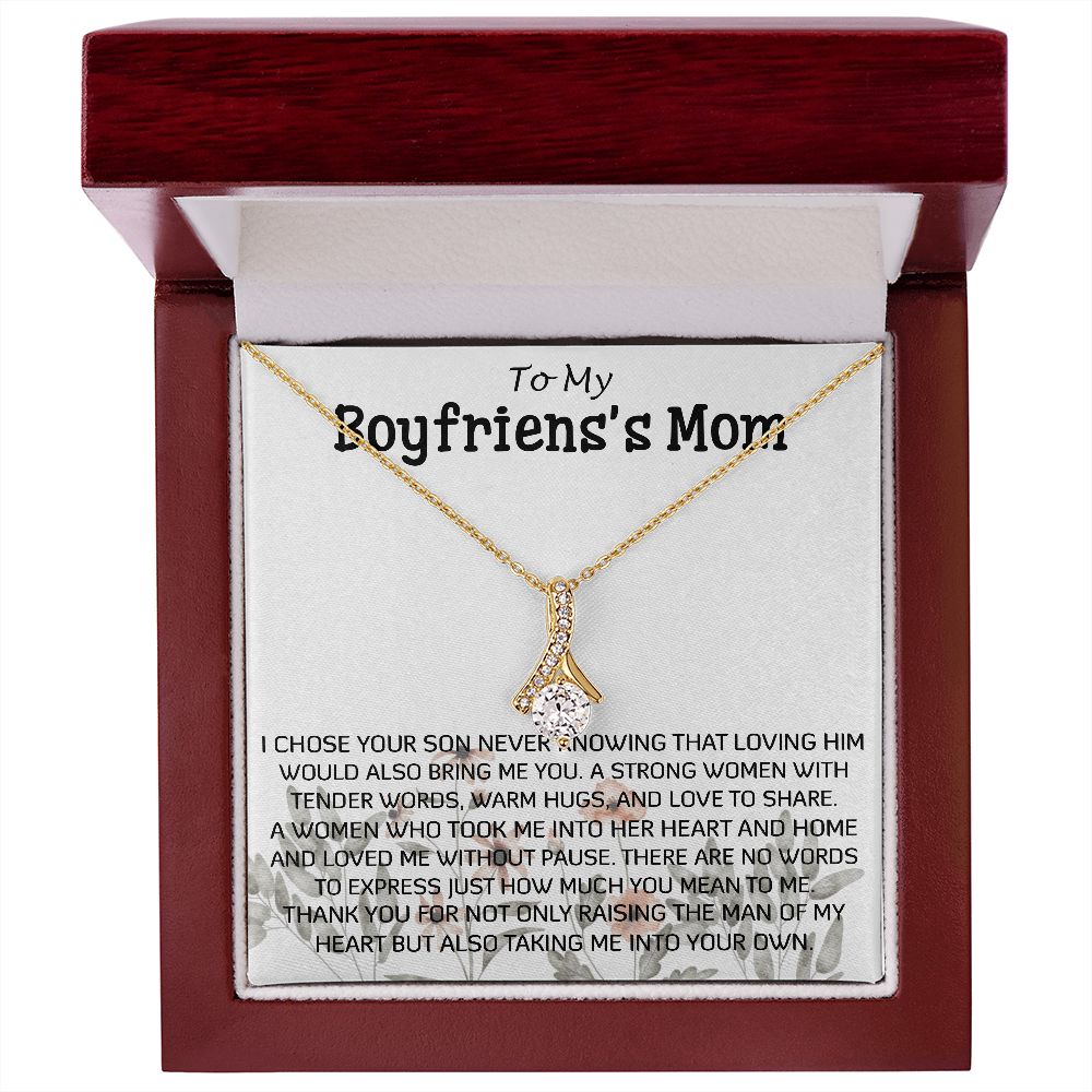Mother-In-Law Necklace, Gift To My Boyfriend's Mom Necklace, Gift For Future Mother-In-Law, Mother's Day Alluring Beautiful Necklace