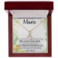 To My Amazing Mom Necklace From Son Little Boy You Taught Me Right Mom Birthday Gift For Her Mother's Day Necklace (1) Mother's Day Alluring Beautiful Necklace
