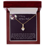 Daughter Necklace, Daughter loss of mom necklace gift, mother passing, loss of mother, sympathy In Memory Of Your Mother Necklace Mother's Day Alluring Beautiful Necklace