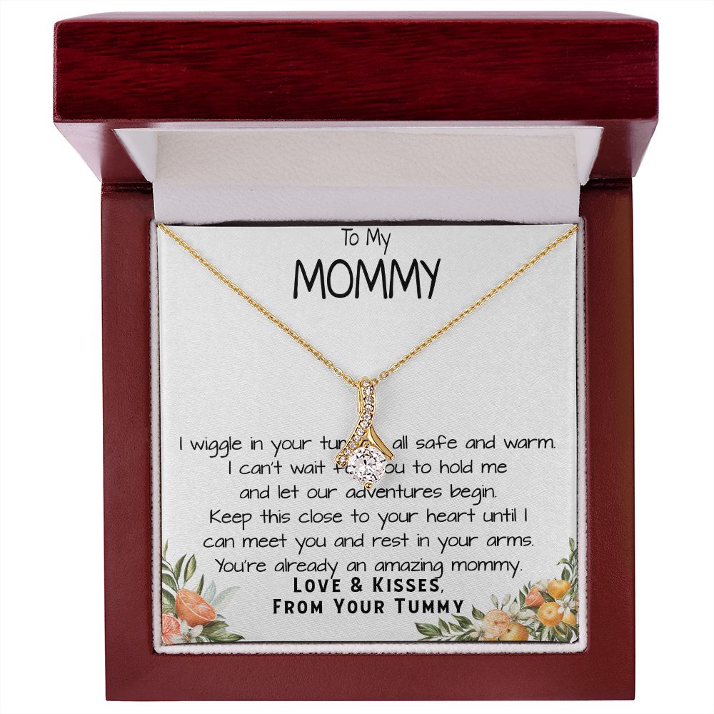 Mommy Necklace, To My Mommy Necklace, Gift For Mom To Be Necklace, Gift For First Time Mom, Expecting Mother Necklace, New Mom Necklace Gift Mother's Day Alluring Beautiful Necklace