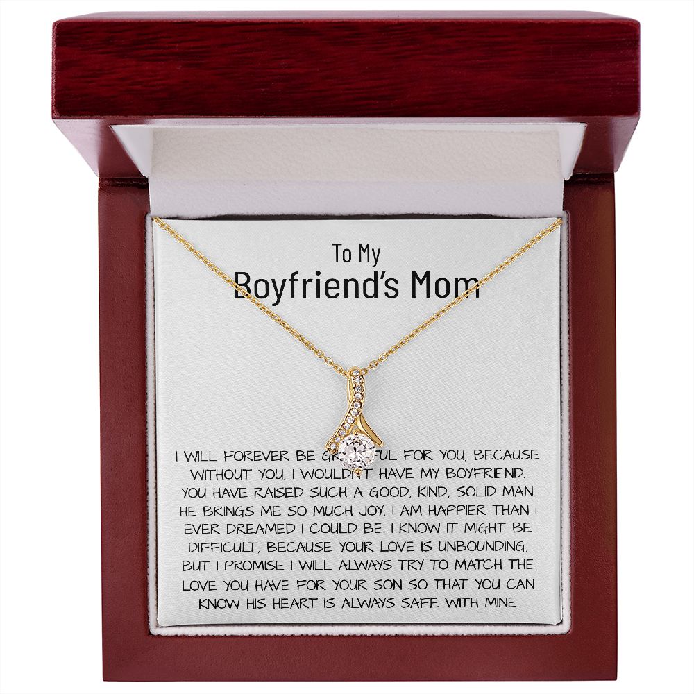 Mom Necklace, Mother-In-Law Necklace, Gift To My Boyfriend's Mom Necklace, Gift For Future Mother-In-Law, Mother's Day Alluring Beautiful Necklace