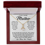 To My Loving Mother Necklace Where Are Smiles Are Many And Worries Are Few Gift For Her Mother's Day Necklace Mother's Day Alluring Beautiful Necklace