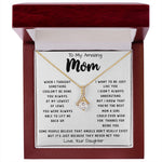 To My Amazing Mom Necklace From Son Little Boy You Taught Me Right Mom Birthday Gift For Her Mother's Day Necklace Mother's Day Alluring Beautiful Necklace
