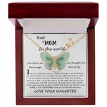Mom Necklace Gift - Daughter Gift To Best Mom, You Gave Me The Wings To Fly Mom Necklace Mother's Day Alluring Beautiful Necklace
